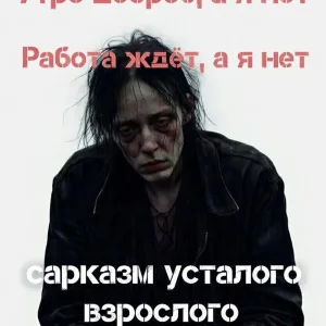 САРКАЗМ УСТАЛОГО ВЗРОСЛОГО. (юмор, мемы, комментарии )